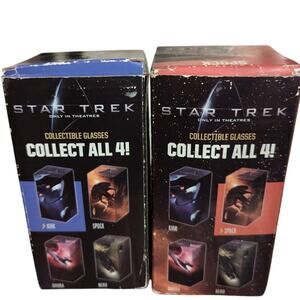 Star Trek Cups Spock and Kirk
